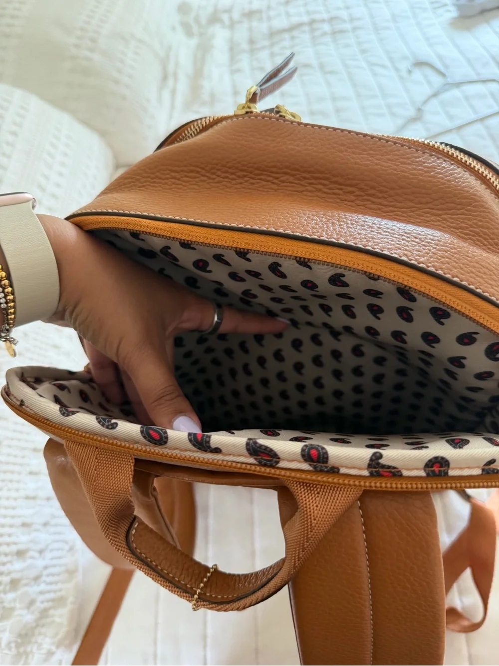 Vera Bradley Leather Backpack